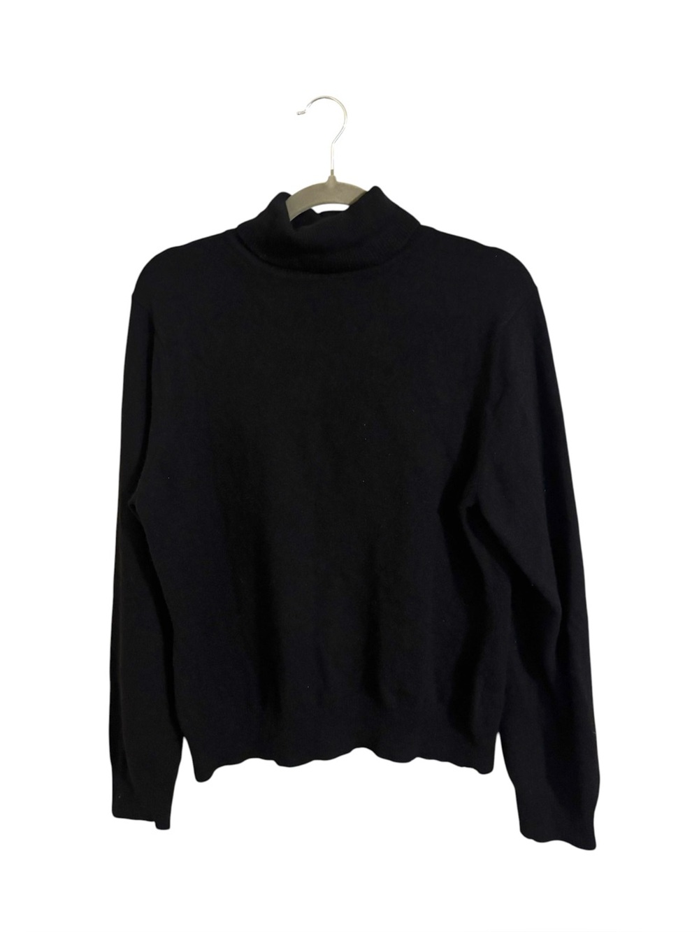 Apt. 9 Black 100% Cashmere Turtleneck Sweater XL